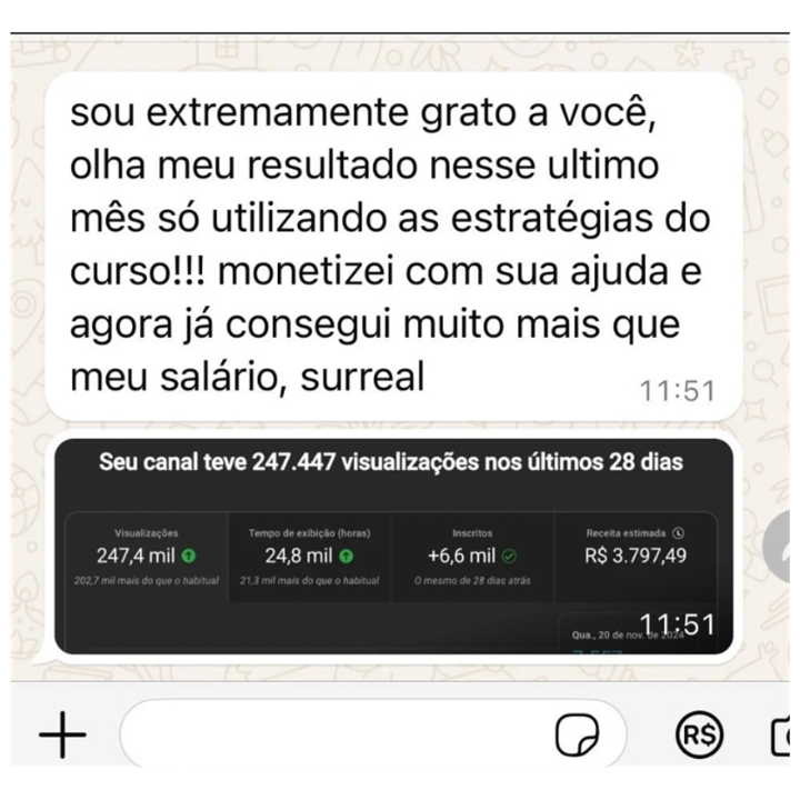 Print de resultado enviado por aluno