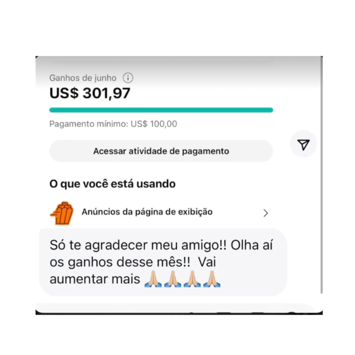 Print de resultado enviado por aluno