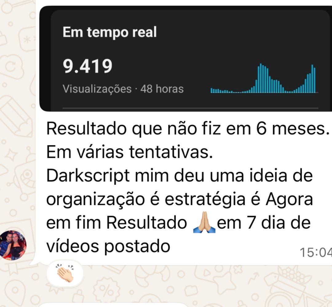 Resultado de aluno: 9.419 views em 48h